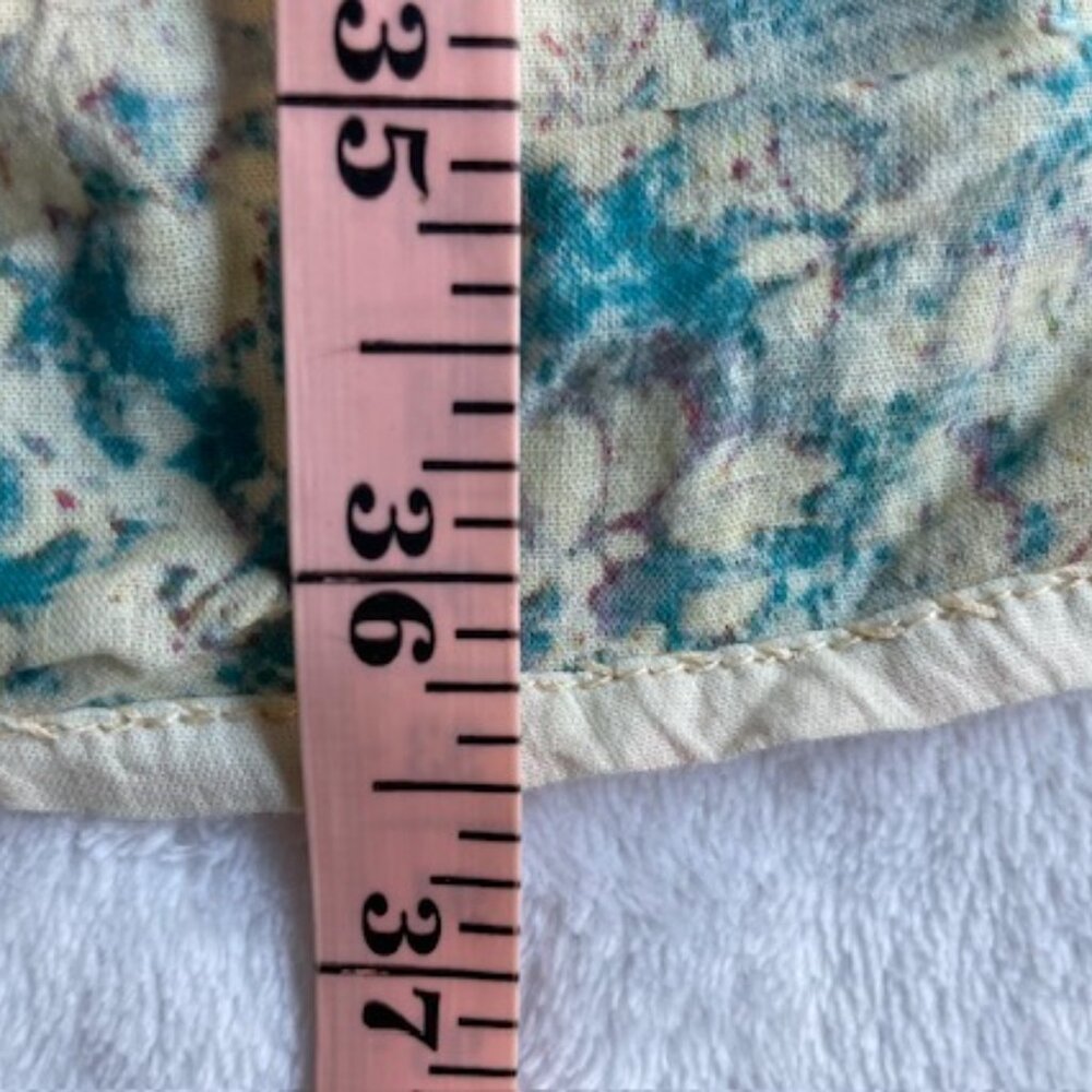 Magnolia Pearl Turquoise Floral Scarf - Picture 7 of 14